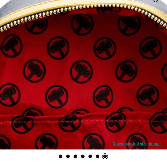 Loungefly Thor Mini Backpack - Picture 8 of 8